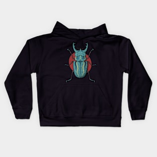 Coleoptera insect illustration 3 Kids Hoodie